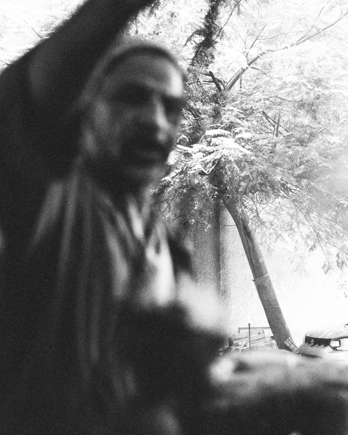 Close-up of a smoking incense burner held in hands, Cairo street, Egypt, Loud Etudes